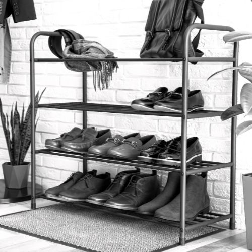 Industrial heavy duty shoe rack (Wall mounted) - Simplified Building